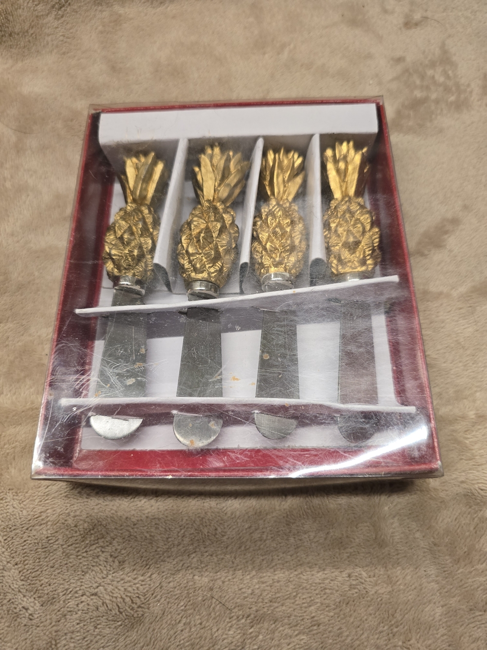 Vintage Pineapple Spreader Set, cardinal INC